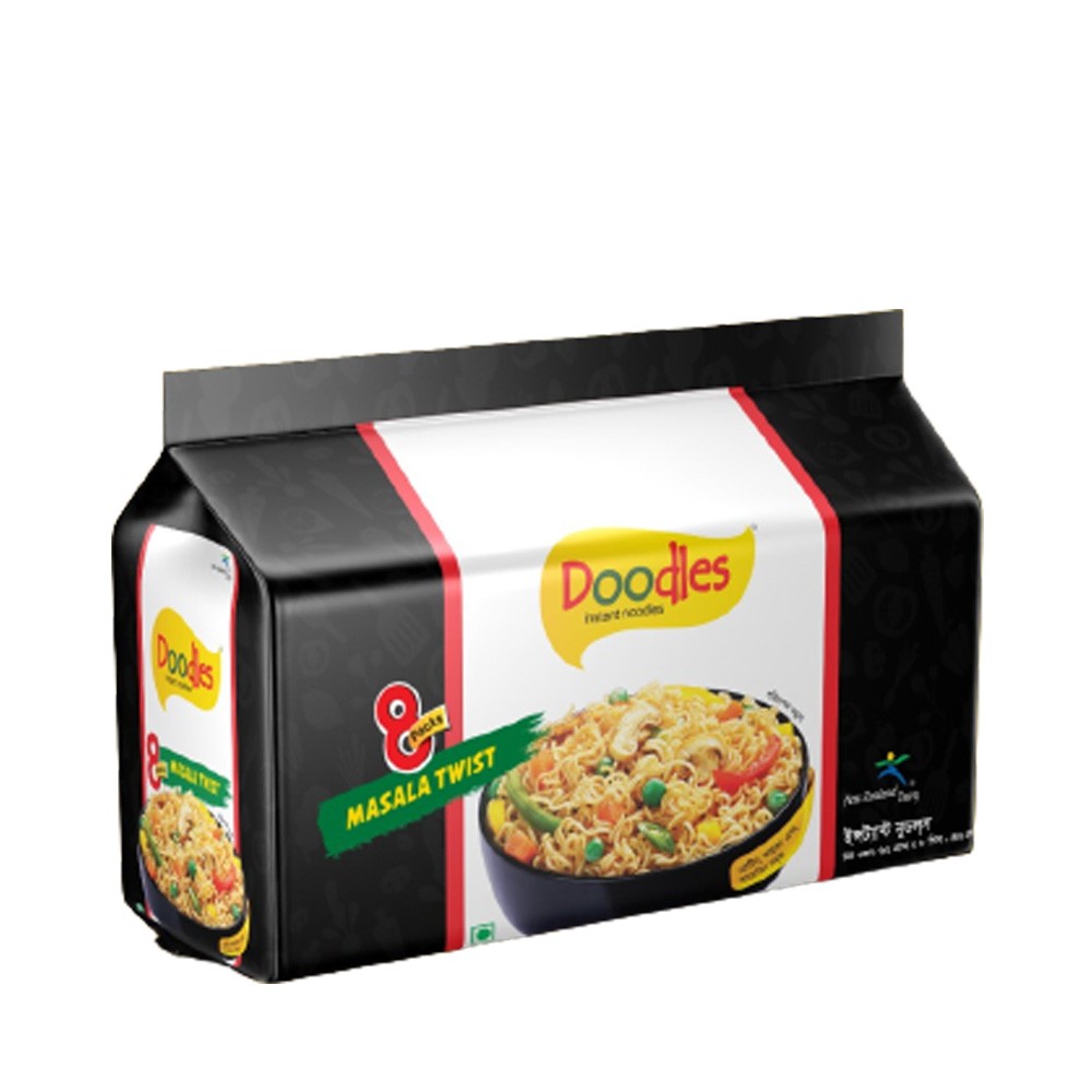 Doodles Instant Noodles Masala Twist 496g (8 packs)​